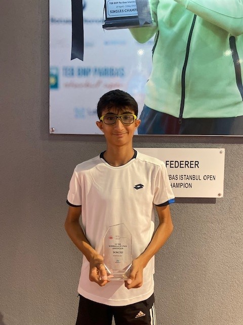 Aksel TURABİK, “Türkiye Tenis Federasyonu 14 Yaş Erkekler Ana Tablo Sonbahar Kupası” finalisti